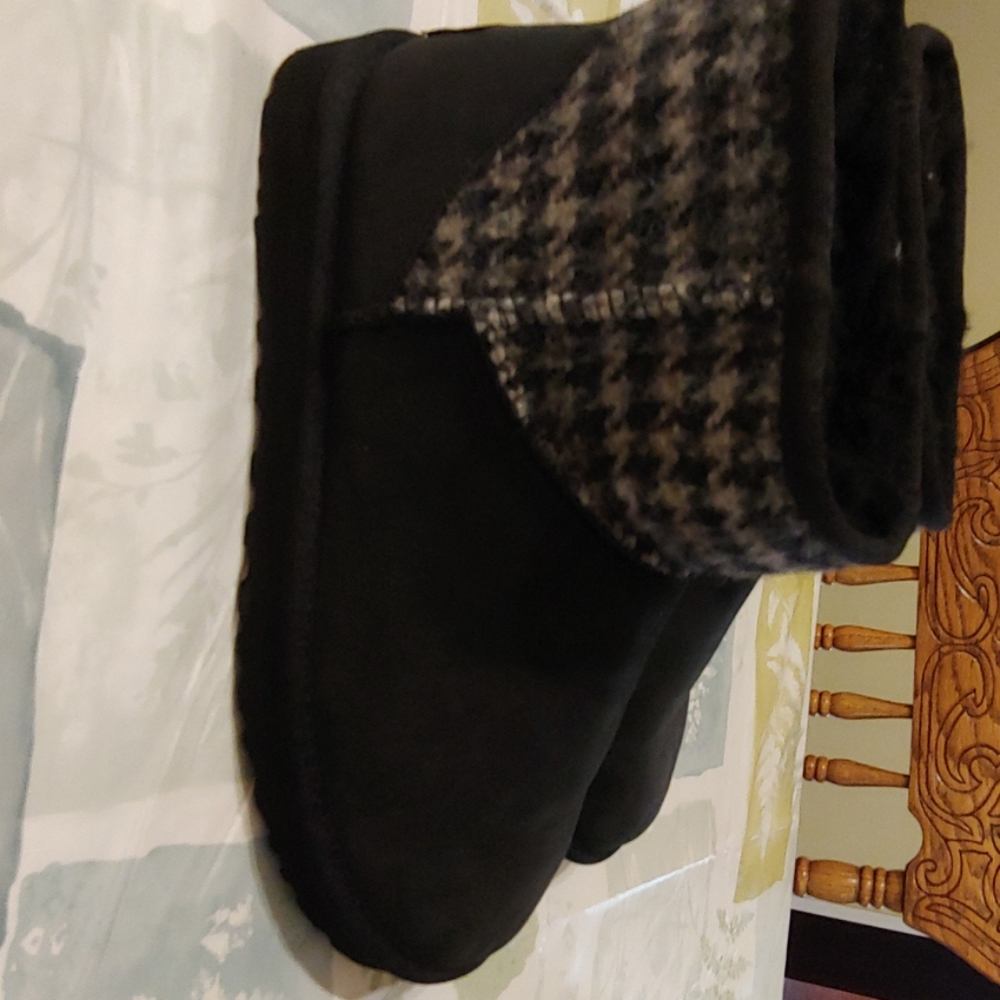 Ugg Men's Classic Mini leather/tweed size 7